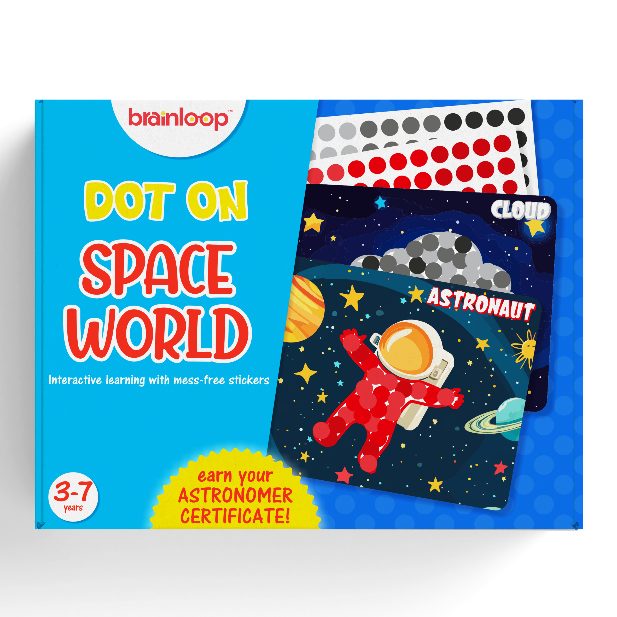 Dot on - Space World | Mess-free stickers (3-7 years)